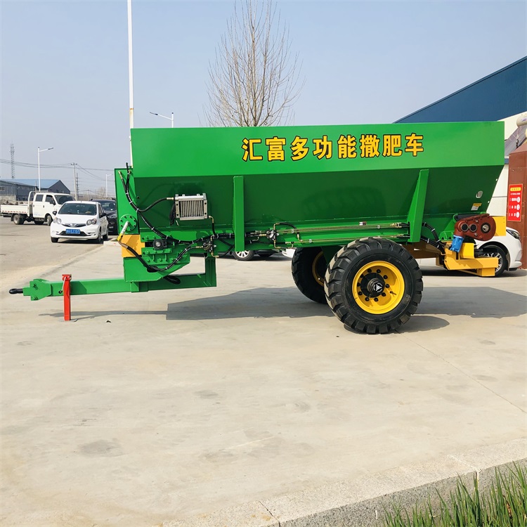 大田粉剂肥撒料车 2FGH-8汇德 农田撒有机肥设备 大棚复合肥抛撒车1