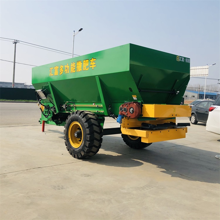 大田粉剂肥撒料车 2FGH-8汇德 农田撒有机肥设备 大棚复合肥抛撒车3