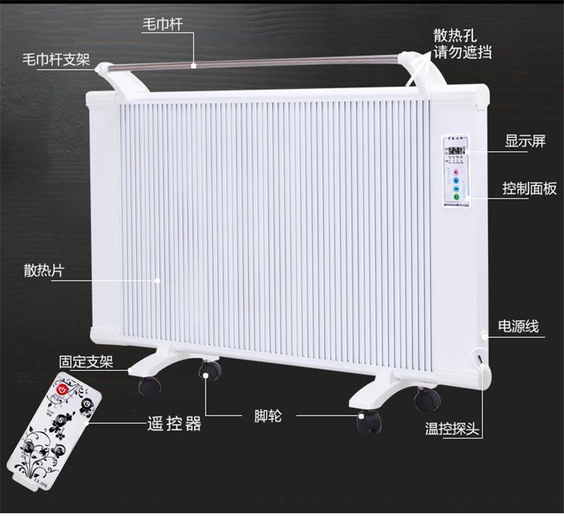 可壁挂式取暖器 双面发热电暖器 国锐欢迎咨询 碳晶电暖器3