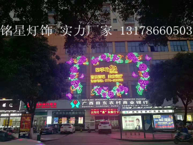 广东中山铭星专业户外灯光设计 灯饰画专业制作厂家 景观灯2