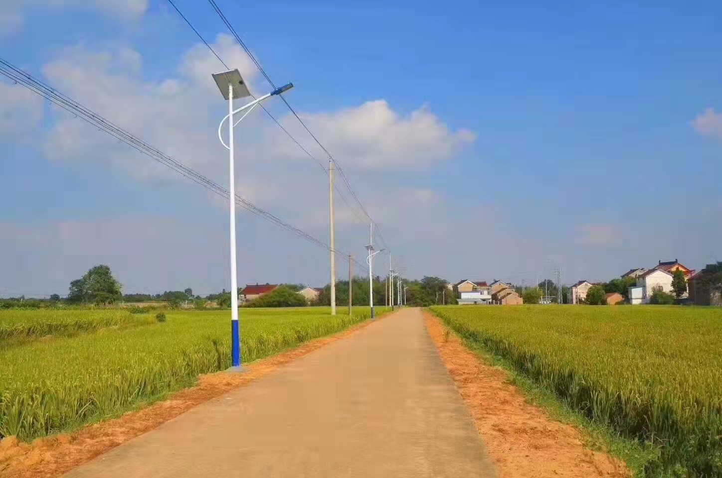 厂家直销 元朗照明 LED户外照明 可定制新农村太阳能路灯4