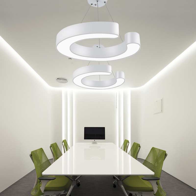 圆环吊灯 3D工业风吊灯组合 餐厅吊灯工业风创意个性灯具2