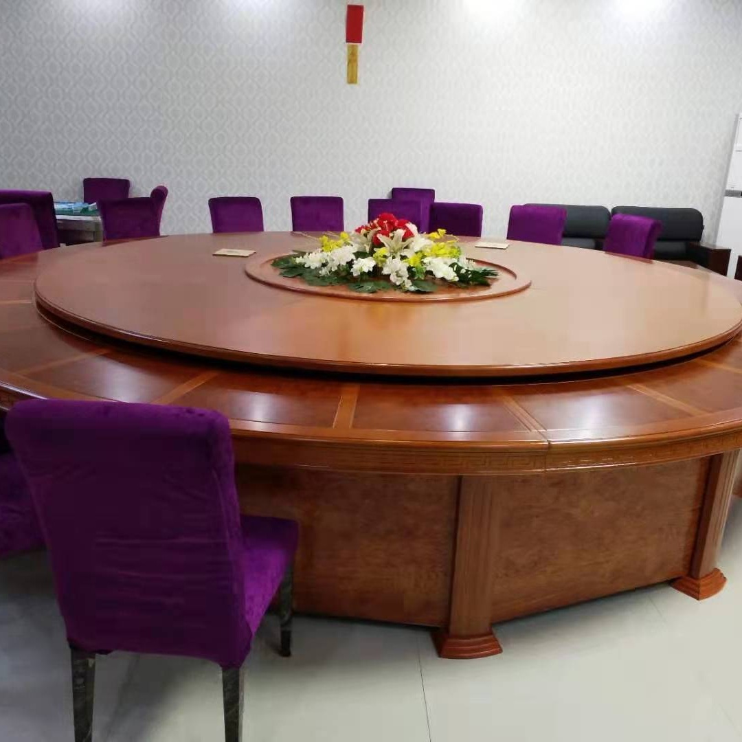 枣阳坤鹏酒店用品大全 新中式实木餐桌椅定做电话 供应谷城流行酒店电动餐桌规格