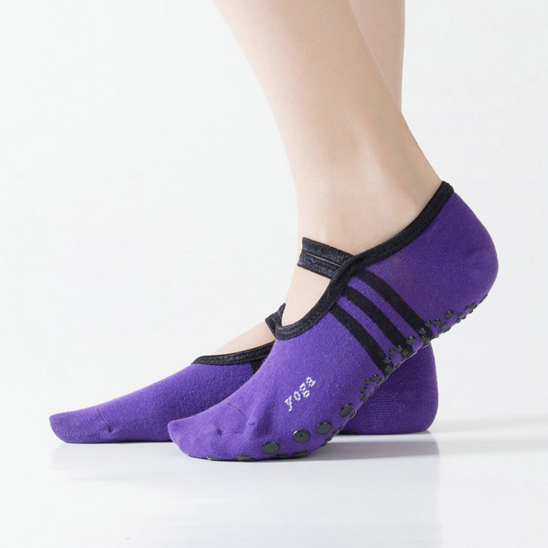 专业防滑瑜伽袜健身瑜伽袜子运动防滑地板袜成人女士初学者室内袜7