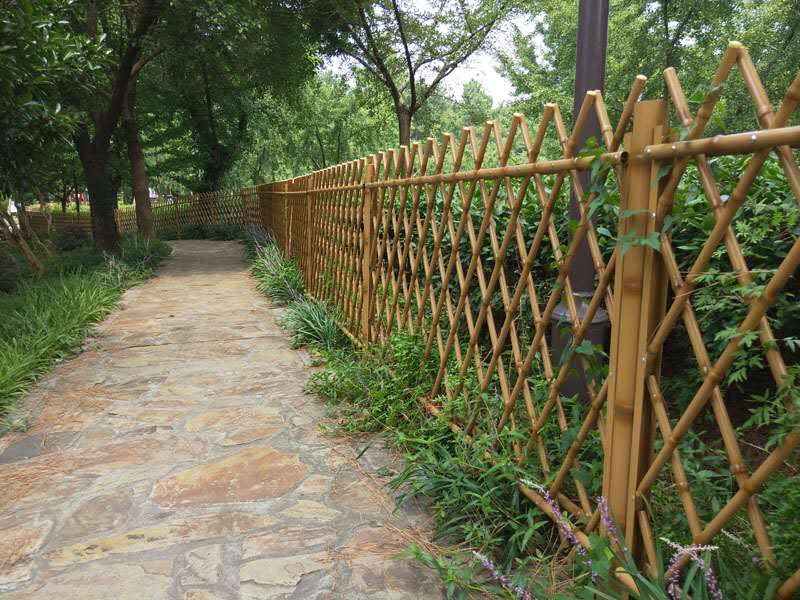 竹节护栏 款式齐全可定制 森都新型竹节护栏厂家 园艺护栏6