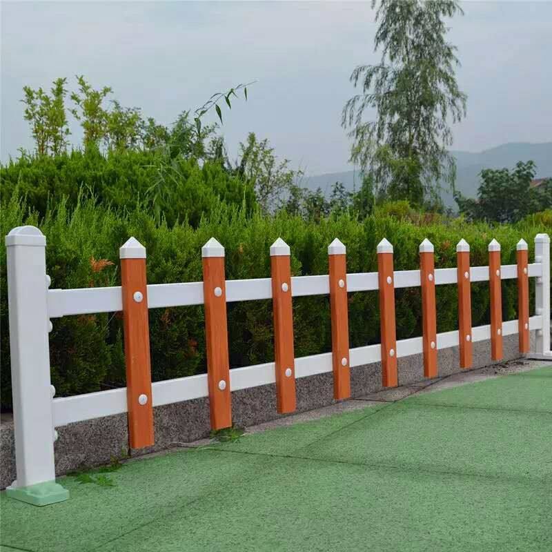 绿植隔离小篱笆 启诚厂家直销 户外绿化围栏 PVC塑钢草坪小护栏4