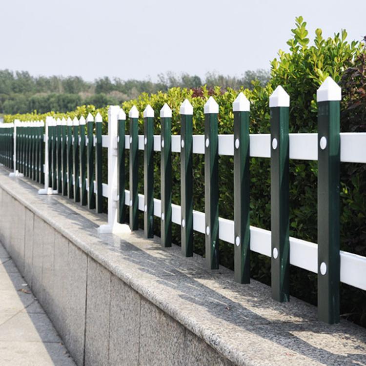 绿植隔离小篱笆 启诚厂家直销 户外绿化围栏 PVC塑钢草坪小护栏3