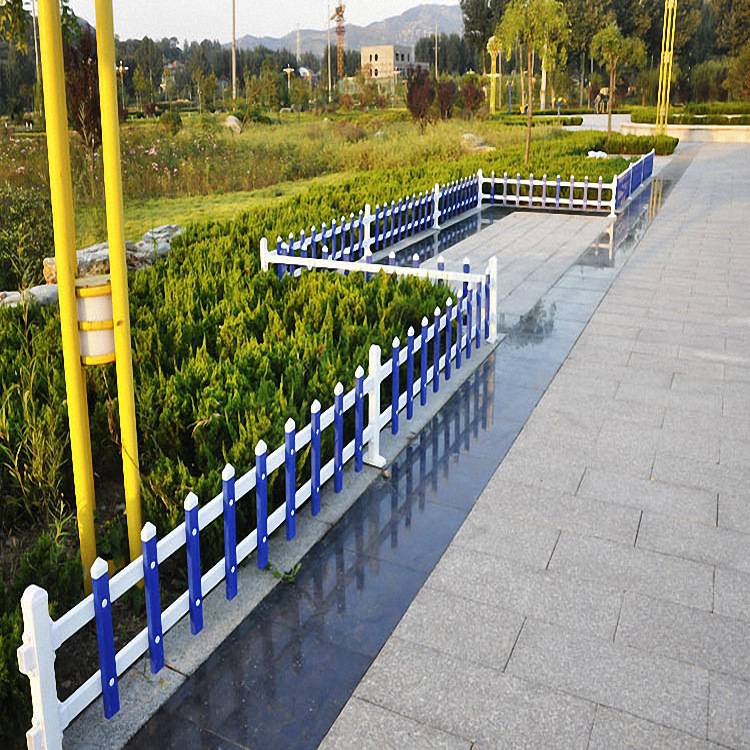 绿植隔离小篱笆 启诚厂家直销 户外绿化围栏 PVC塑钢草坪小护栏2