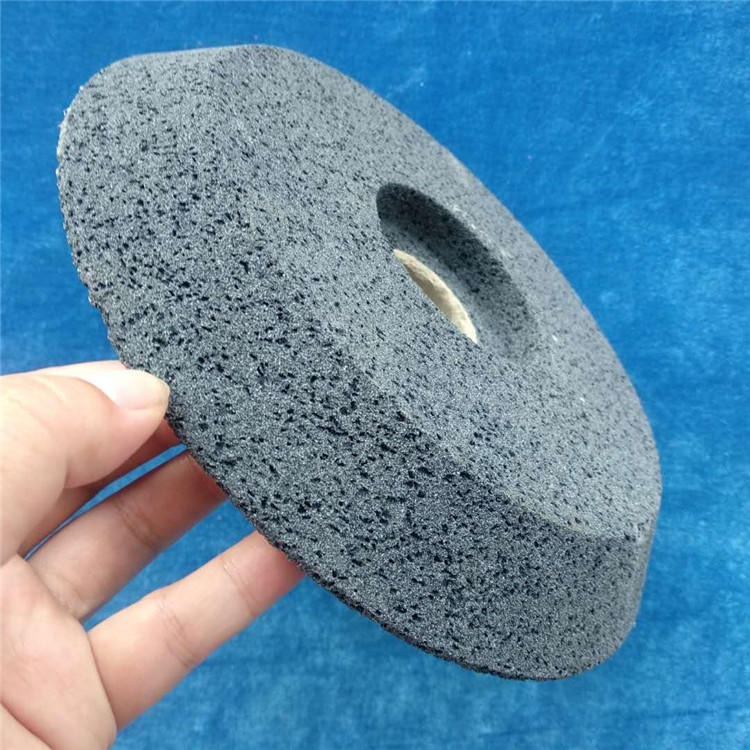 绿碳黑碳化硅大气孔平行砂轮 磨橡胶胶辊现货直销 陶瓷磨床砂轮1