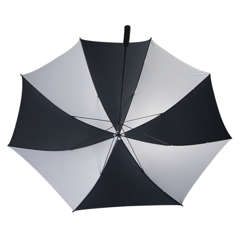 厂家定做30寸直杆高尔夫伞 抗UV条纹相间高尔夫伞长柄伞可印LOGO3