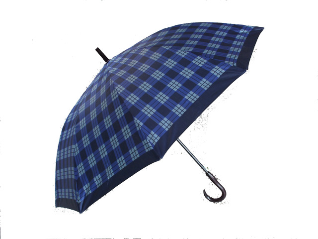 低价定制雨伞 10k长柄晴雨伞 高强度防风晴雨伞 格子伞 厂家直供3