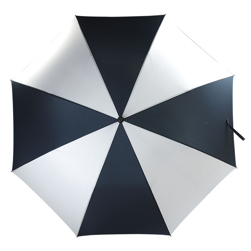 厂家定做30寸直杆高尔夫伞 抗UV条纹相间高尔夫伞长柄伞可印LOGO