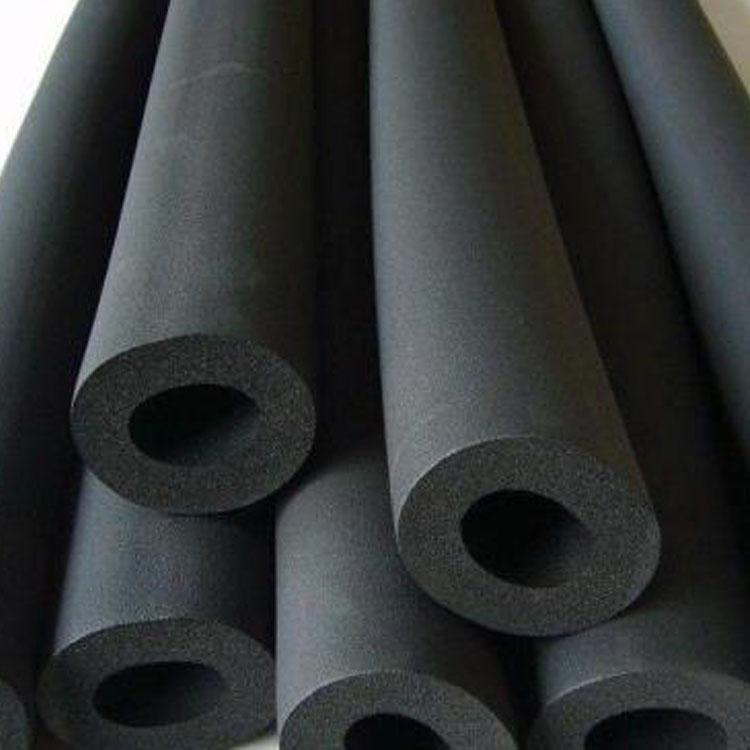 富达销售 空调隔热橡塑保温管 橡塑海绵管壳 黑色阻燃橡塑管4