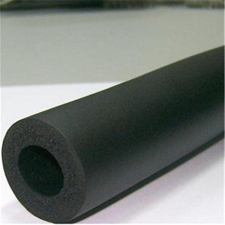 富达销售 空调隔热橡塑保温管 橡塑海绵管壳 黑色阻燃橡塑管5