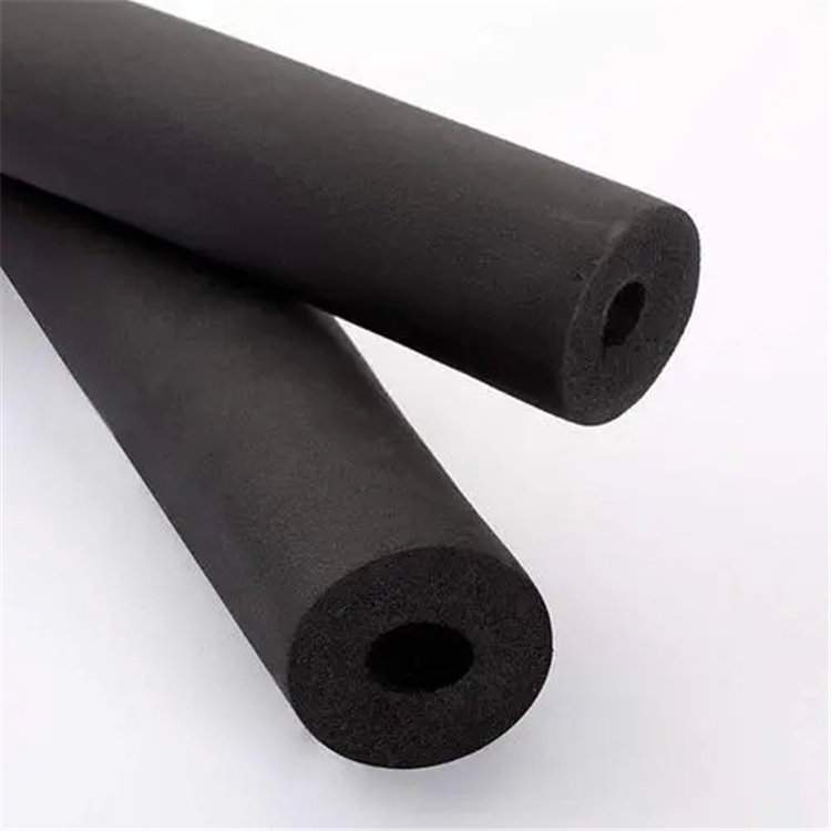 富达销售 空调隔热橡塑保温管 橡塑海绵管壳 黑色阻燃橡塑管3