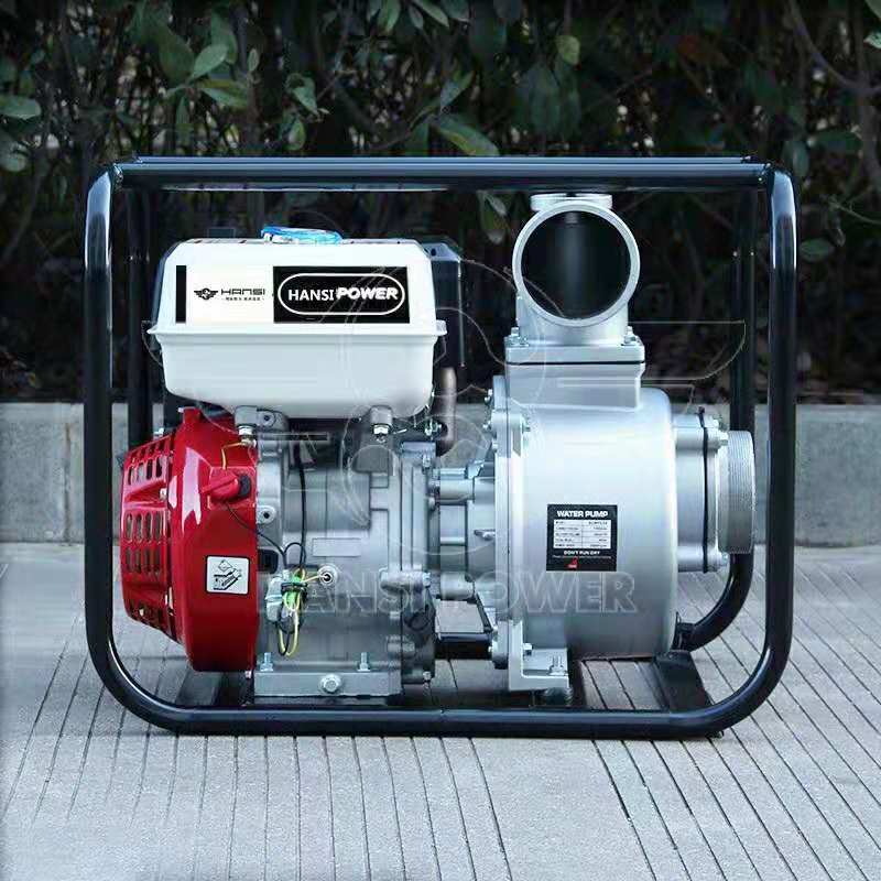 自吸泵 小型便携式汽油机水泵3寸农用灌溉抽水机HS30X5