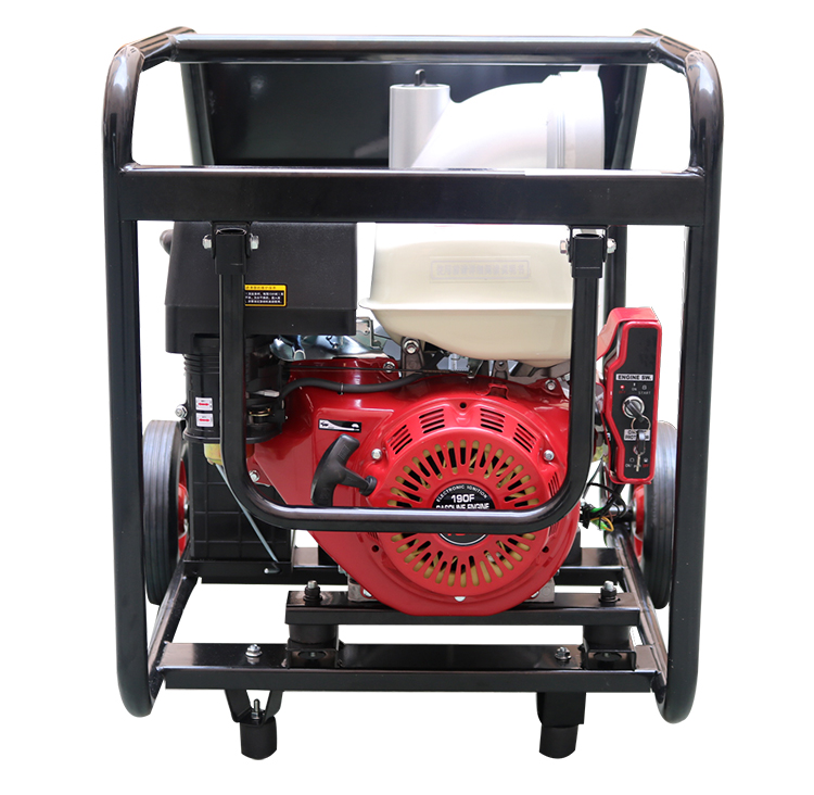 电启动6寸汽油机水泵城市排涝快速抽水用自吸泵品质过硬HS60EX4