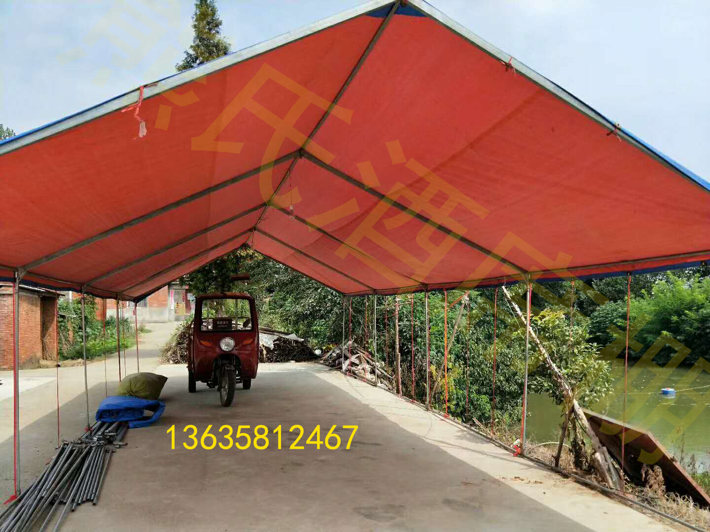 家宴坝宴户外酒席帐篷6×6米价格红白喜事 展览帐篷8