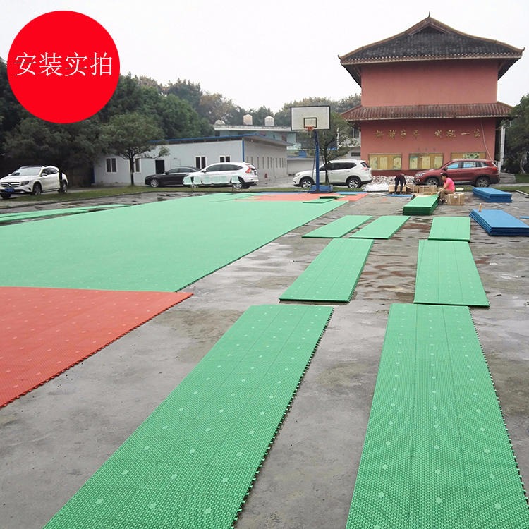 运动跑道、人造草坪 重庆户外幼儿园悬浮式拼装地板厂家直销1