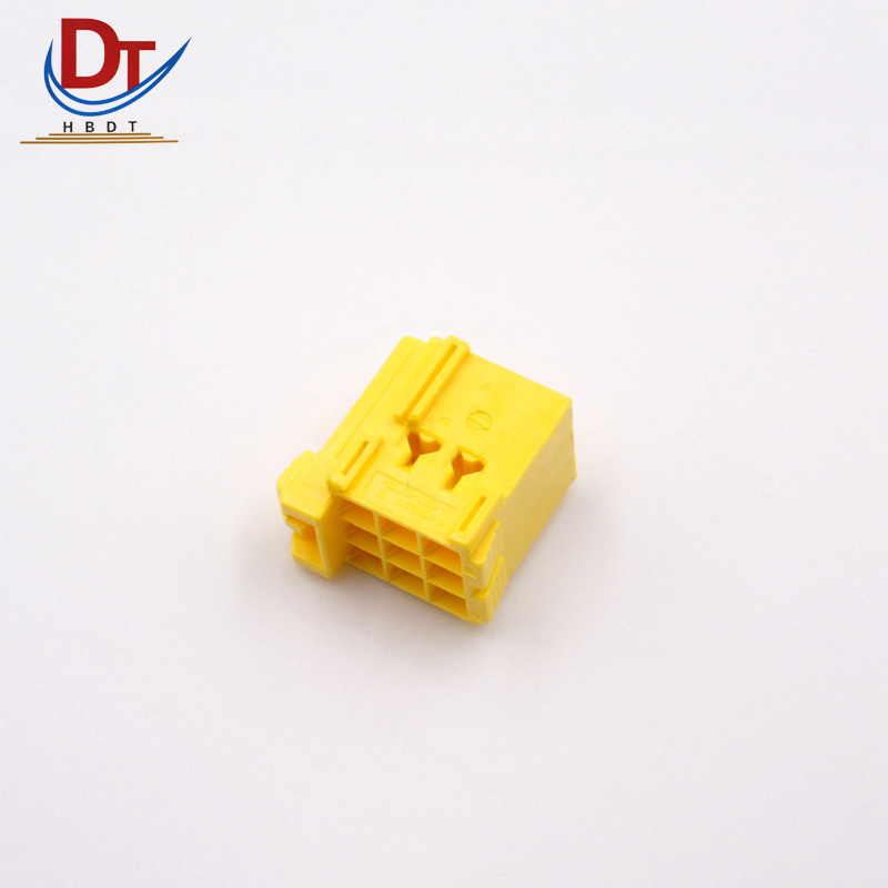 汽车线束 国产 胶壳 黄色 9PIN孔 1-967621-1护套 电子连接器 塑料插接件5