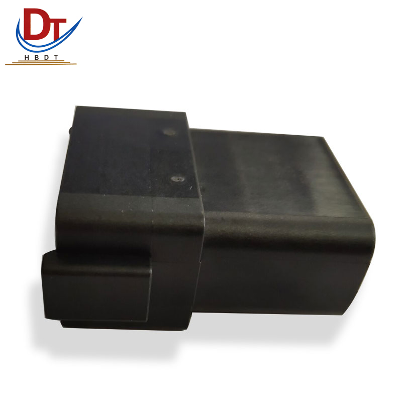 国产胶壳 12PIN孔 塑料插接件 汽车线束 电子连接器 护套 DT04-12PB 黑色4