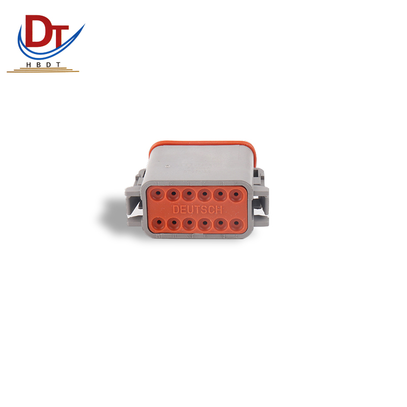 国产 汽车线束 12PIN孔 DT06--12S 护套 防水胶壳 塑料接插件 电子连接器2
