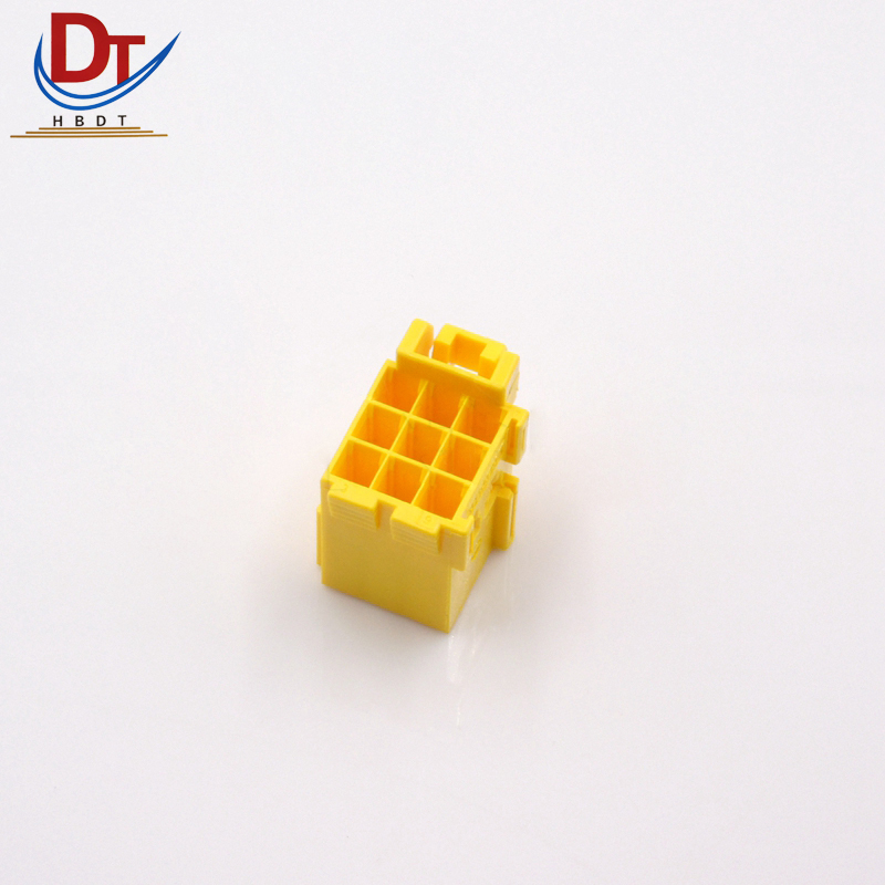 汽车线束 国产 胶壳 黄色 9PIN孔 1-967621-1护套 电子连接器 塑料插接件4