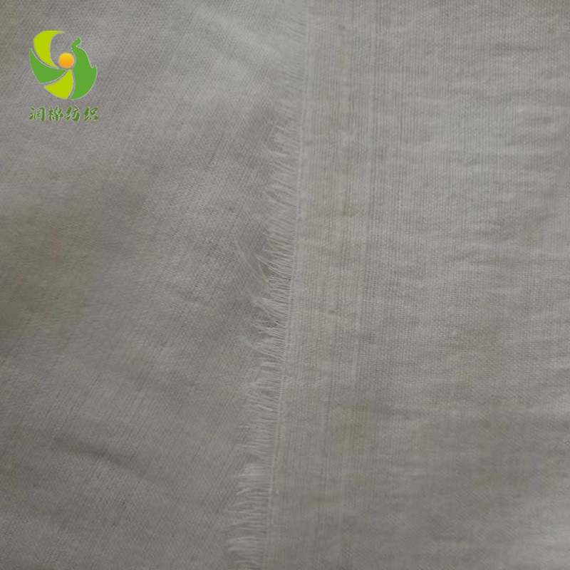 润棉纺织直销婴幼儿用精梳竹纤维双层纬向弹力高配棉纱布坯布3