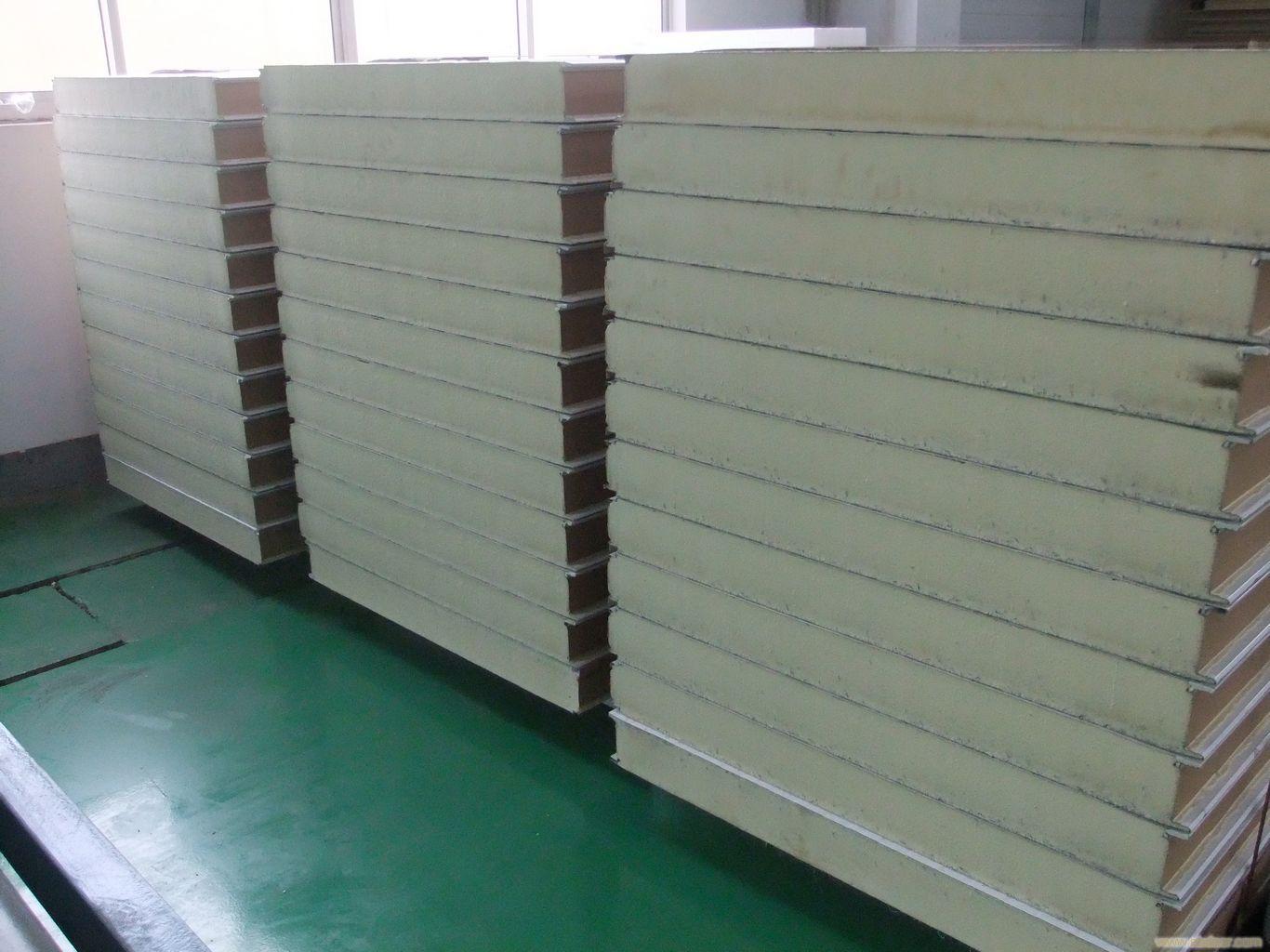 上海厂房加工制作设备机器墙面复合聚氨酯板 保温、隔热材料2