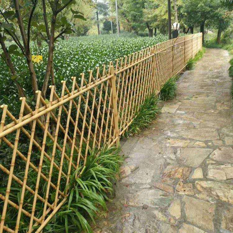 别墅庭院小区围栏 围栏批发量大优惠 精湛 草坪仿竹围栏 护栏6