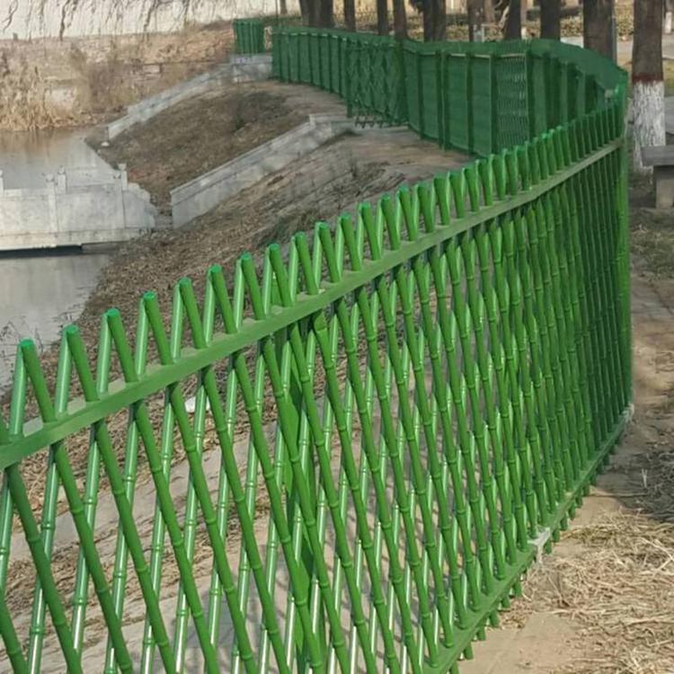 jz01 竹节护栏供应 精湛 园艺护栏批发 新农村建设围栏7