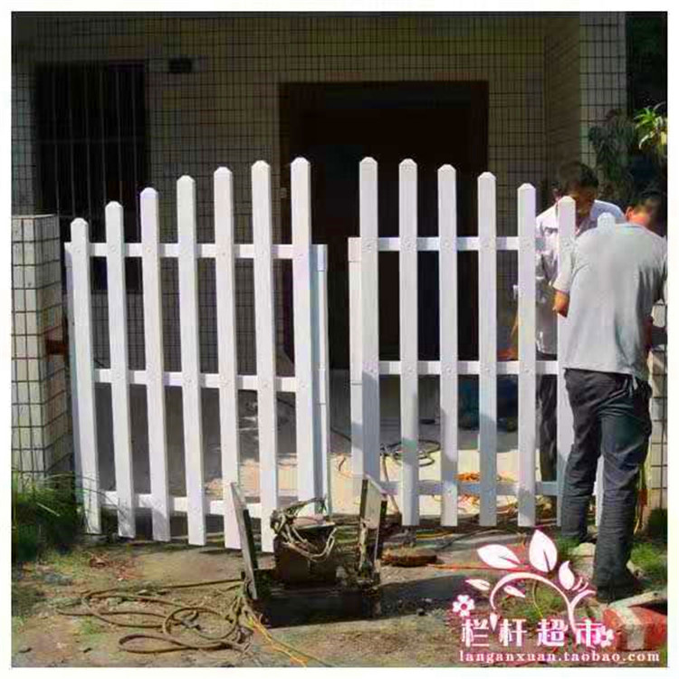 华朋销售 pvc塑钢草坪围栏 草坪pvc护栏 草坪护栏塑料3