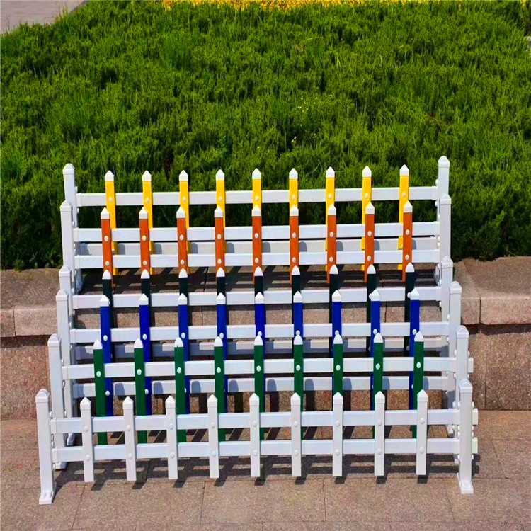 pvc绿化带护栏 花园草坪围栏 锌钢喷塑草坪护栏 华朋销售3