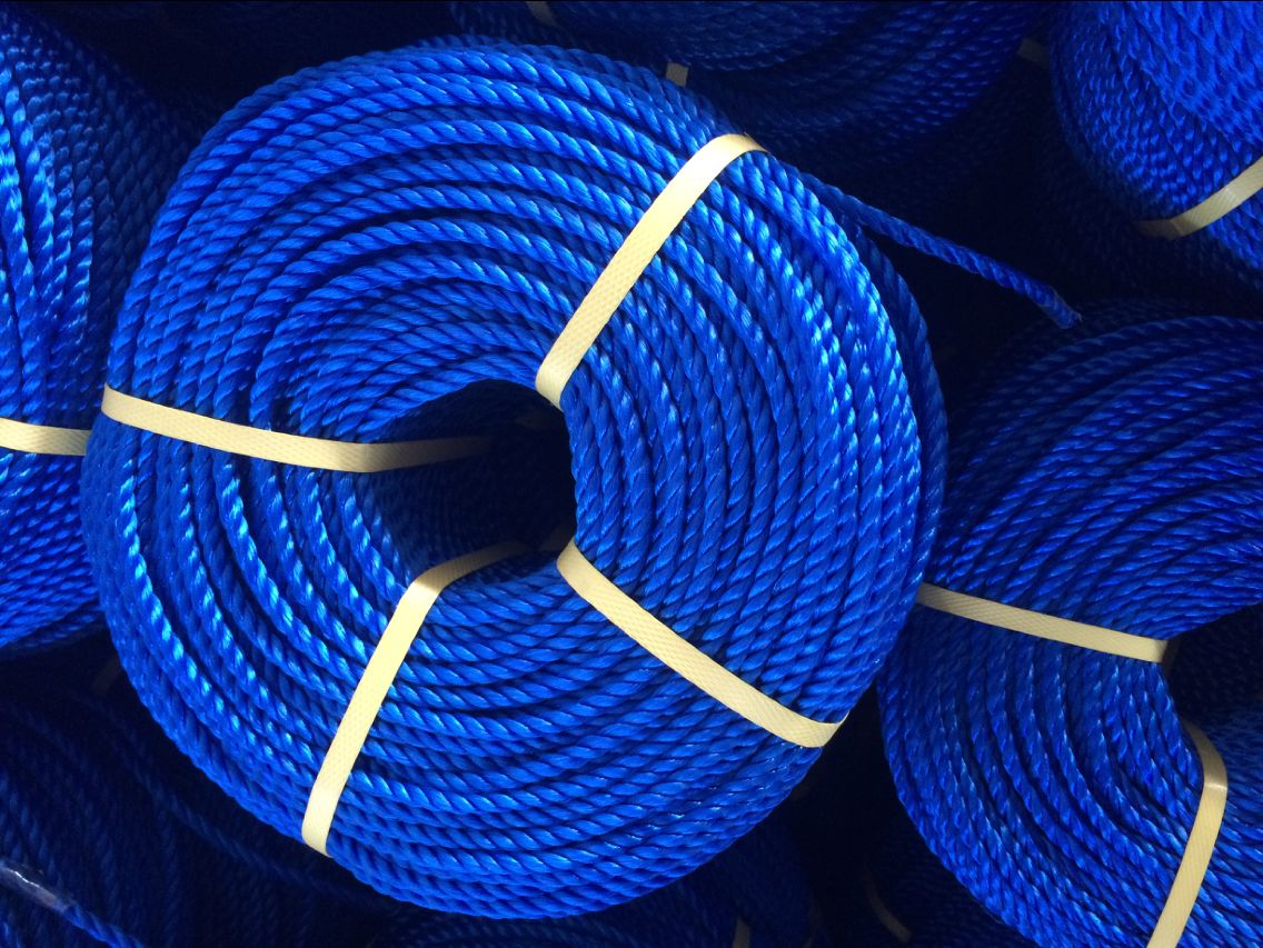渔业专用绳 全新料PE单丝绳三股扭绳 尼龙绳 塑料丝、塑料绳