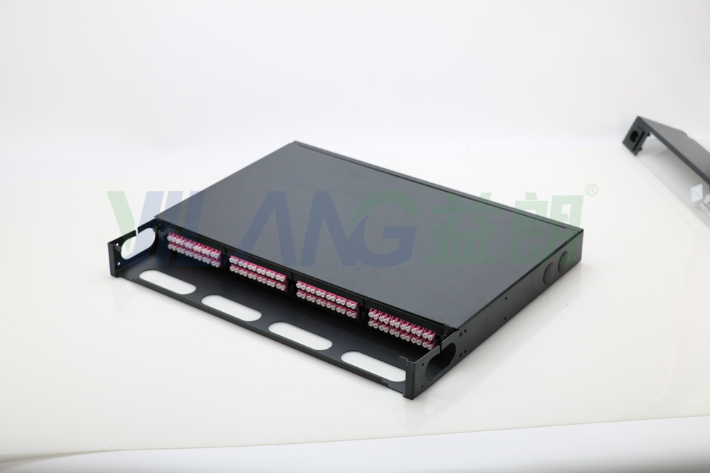 24芯MPO40G高密度箱模块盒 其他有线光缆设备 24芯多模万兆OM32