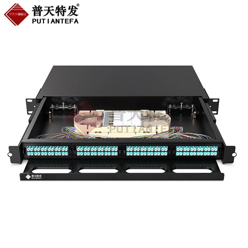 1U模块化24芯光纤终端盒光纤配线架 其他接续设备