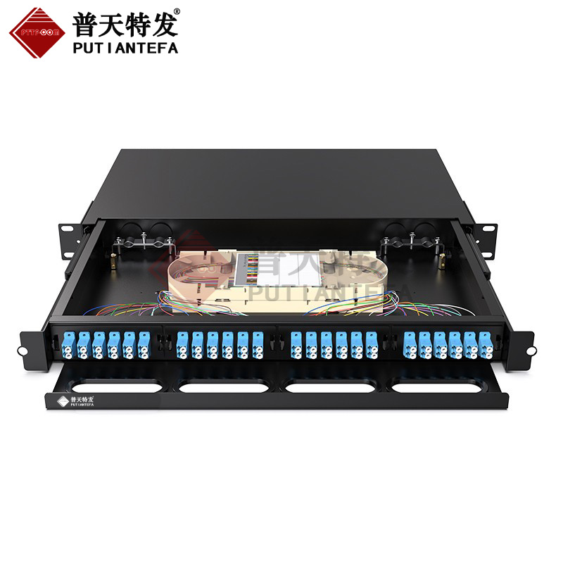1U模块化24芯光纤终端盒光纤配线架 其他接续设备5