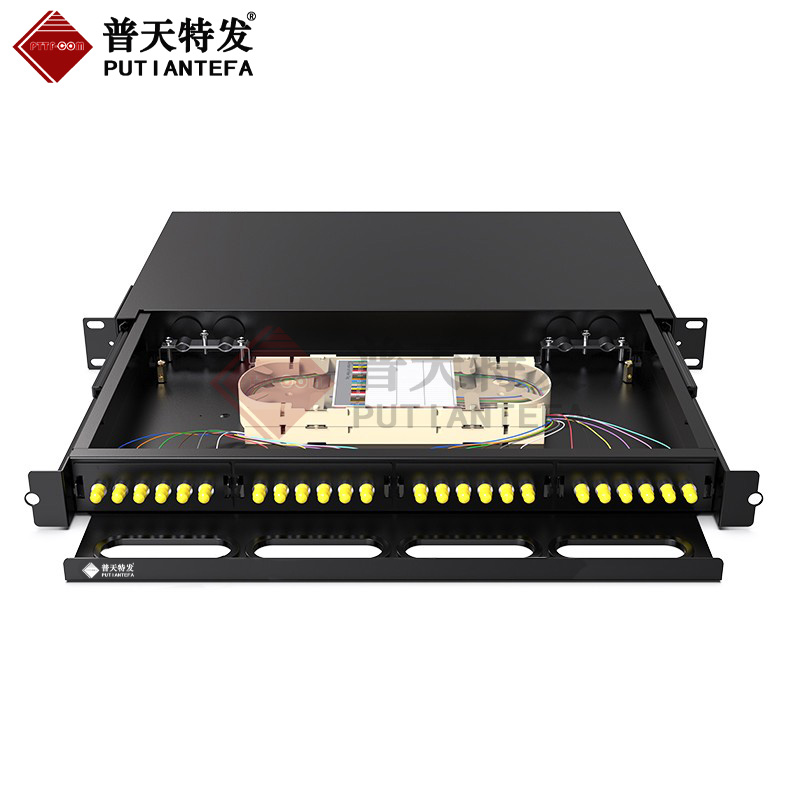 1U模块化24芯光纤终端盒光纤配线架 其他接续设备7