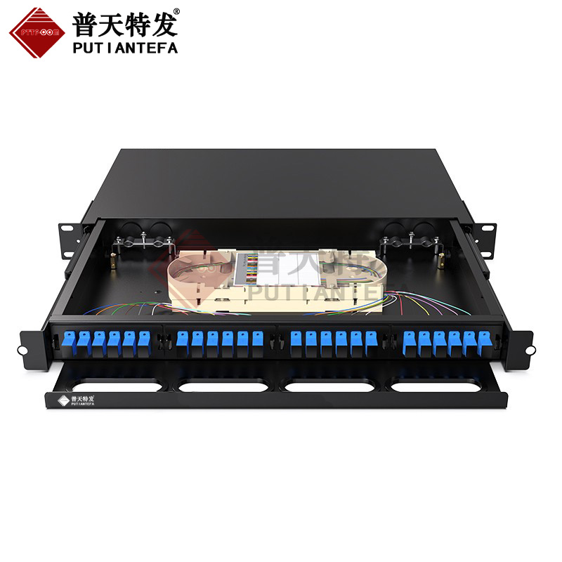 1U模块化24芯光纤终端盒光纤配线架 其他接续设备6