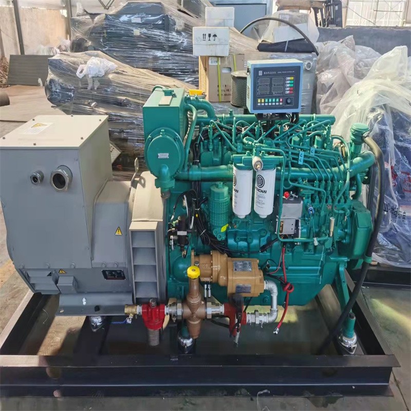 ZY船检证书 50KW船用发电机组 海上75kw100千瓦应急用发电机带CCS2