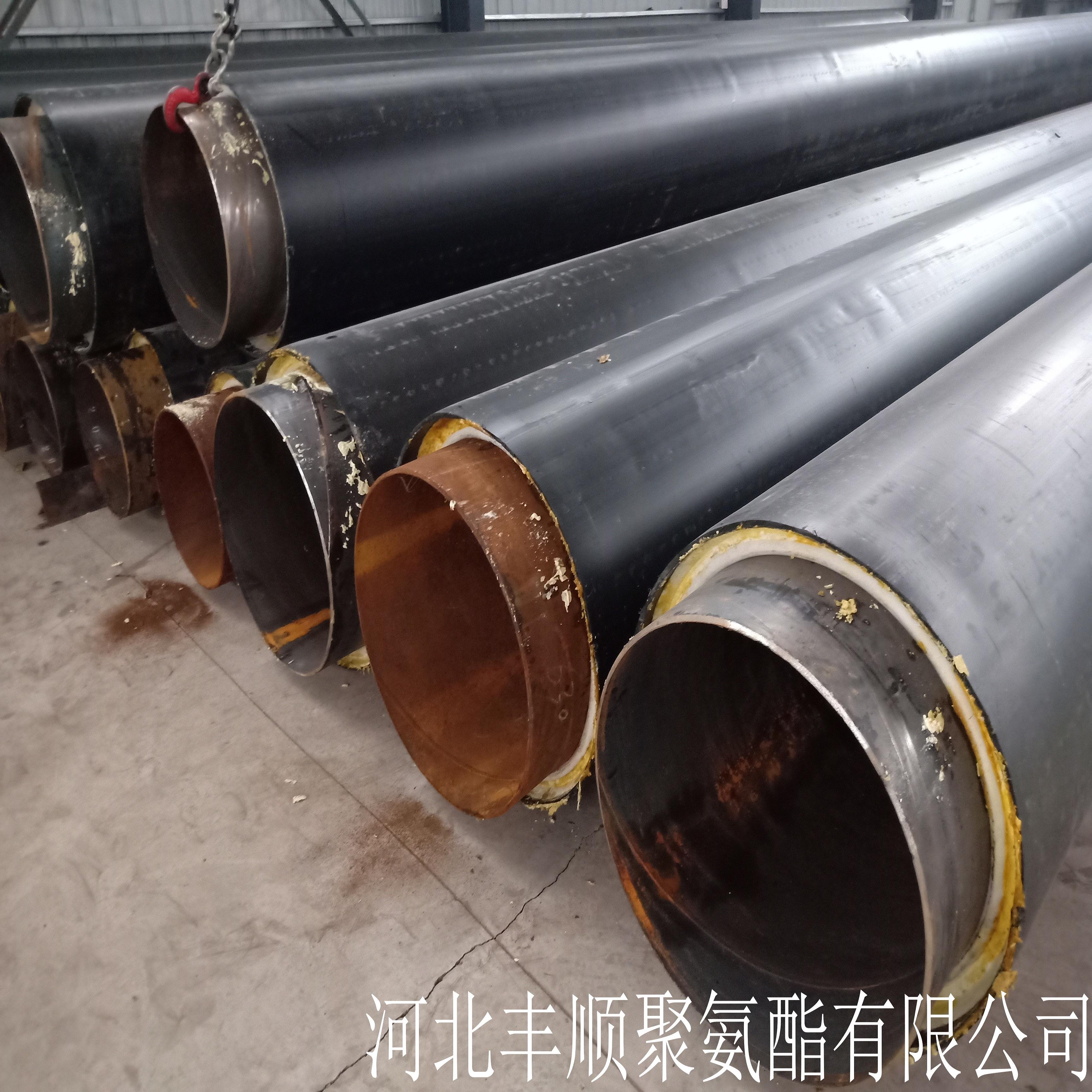 生产聚氨酯热水保温管 天津北辰DN100聚氨酯保温管厂家