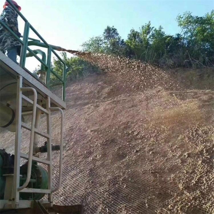 陕西绿化客土喷播专业施工客土喷播草种技术要求喷灌厂家植生袋喷播机3