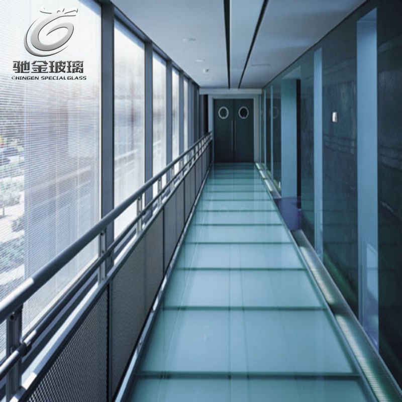 景观走廊专用 防滑玻璃厂家推荐驰金赵生 酒店楼梯踏步 KTV舞台1