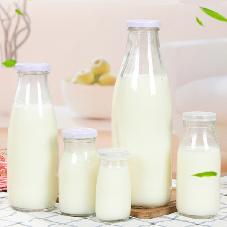 果汁瓶 牛奶玻璃瓶现货 奶茶杯 徐州亚特厂家直销 鲜奶瓶 奶茶瓶 牛奶瓶7