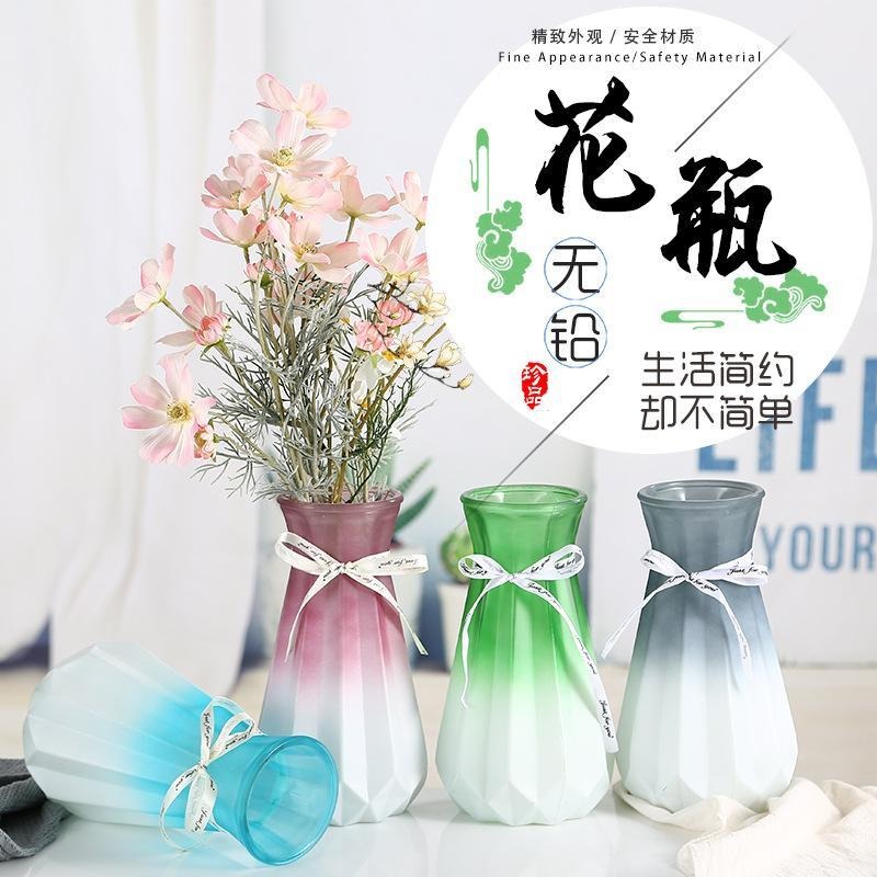 花盆插花花瓶钻石花瓶折纸花瓶玻璃花瓶 徐州亚特玻璃瓶厂家直销