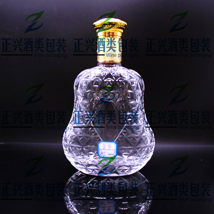透明玻璃酒瓶 可加工定制 玻璃瓶 彩色玻璃酒瓶 瑞美特厂家直销1