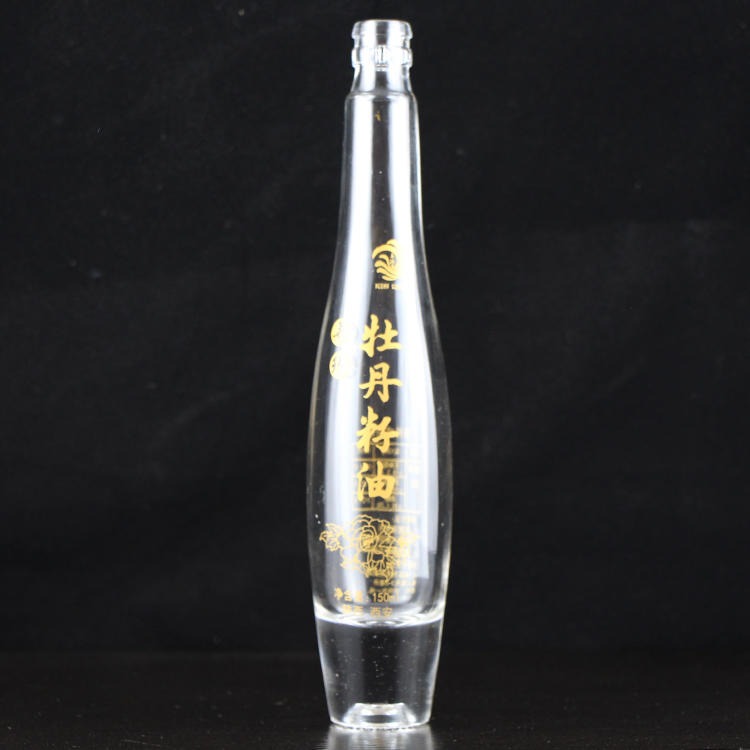 透明酒瓶 可烤花加工定制 晶白料玻璃瓶 瑞美特厂家直销