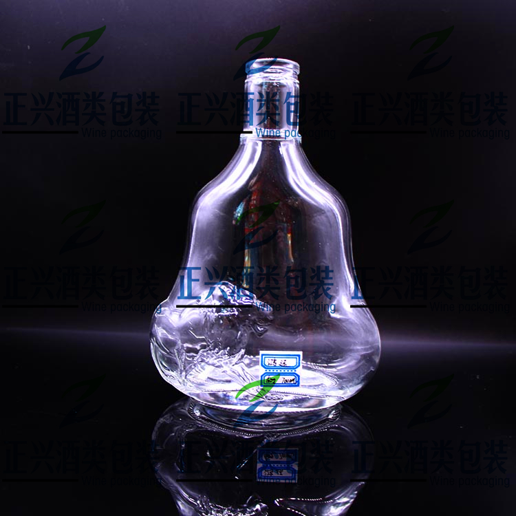 透明玻璃酒瓶 可加工定制 玻璃瓶 彩色玻璃酒瓶 瑞美特厂家直销3