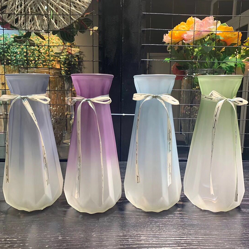 花盆插花花瓶钻石花瓶折纸花瓶玻璃花瓶 徐州亚特玻璃瓶厂家直销5