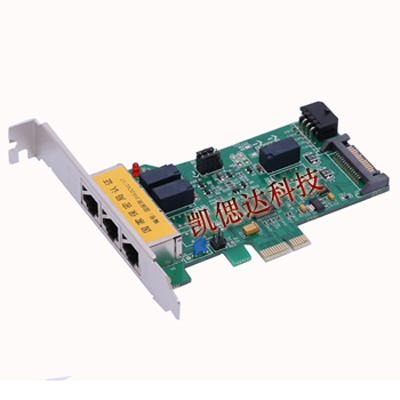 PCI-E千兆 神易隔离卡 双硬盘双网内外网物理隔离卡 V7.0标准版切电3